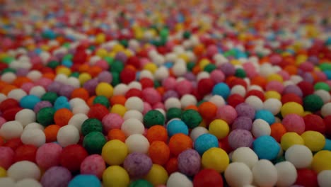 colorful macro confectionery sprinkles motion background.