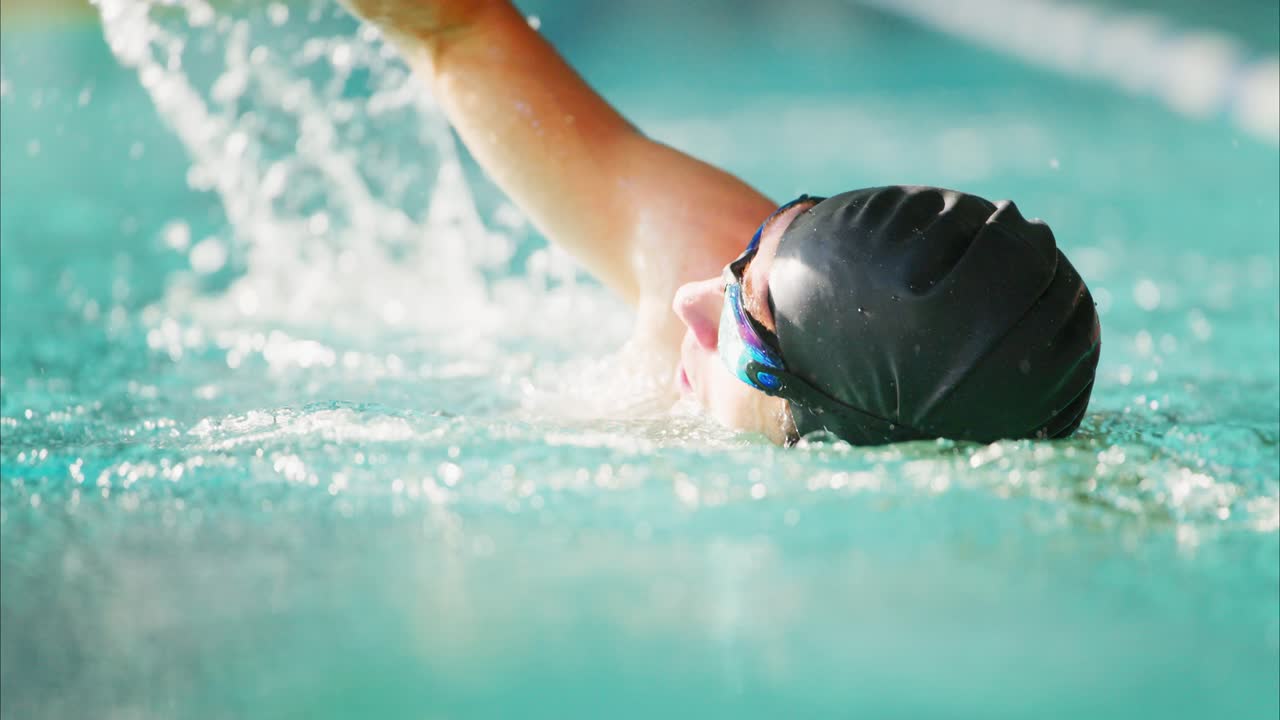 A Competitive Swimmer Underwater: Capturing the Intensity and Focus of Swimming in a High-Performance Environment