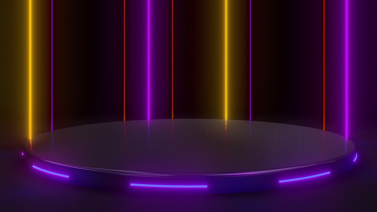 Neon Light Product Display Platform
