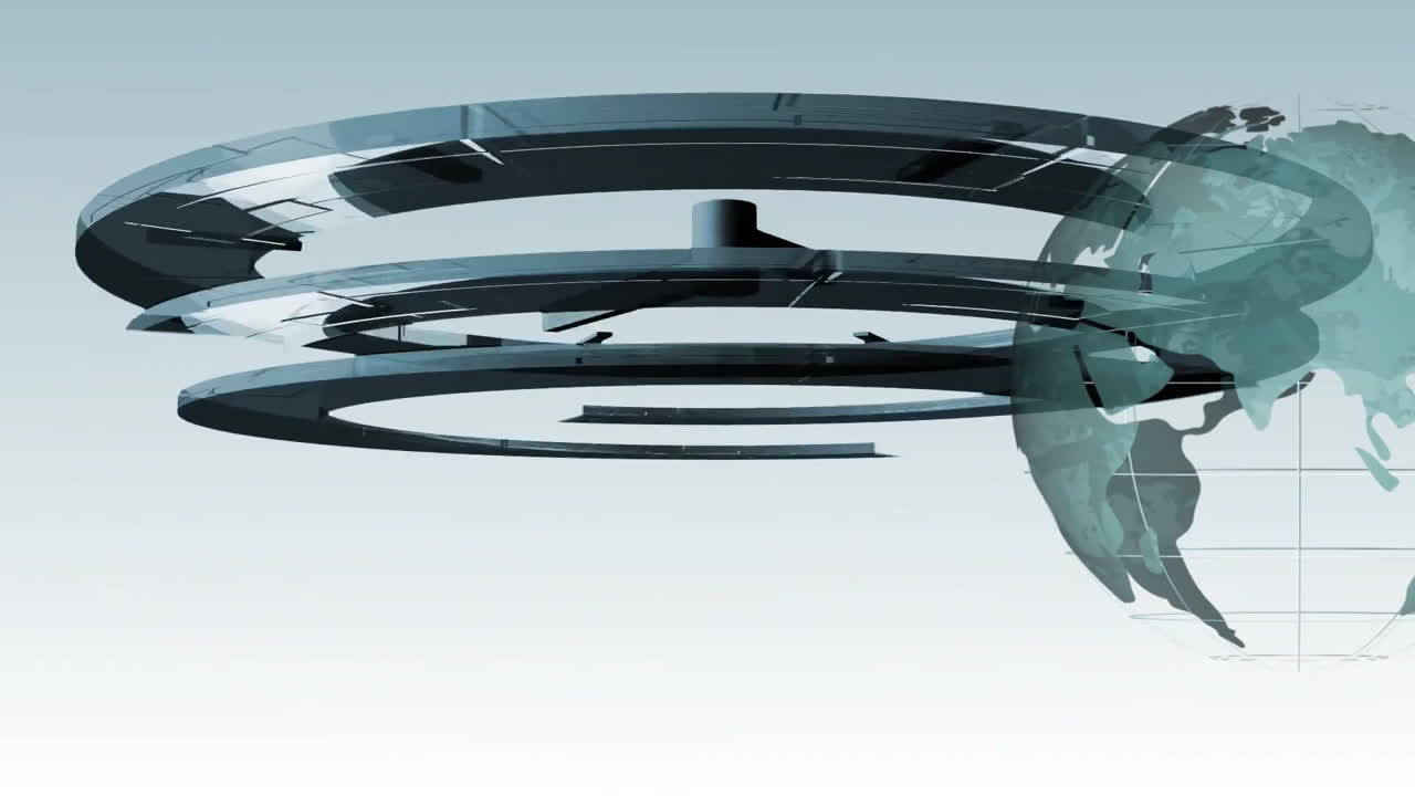 빠르게 움직이는 시계 와 회전 하는 지구