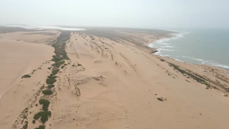 la guajira peninsula colombia remote desert landscape coast, aerial drone landscape