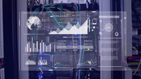 Animation-of-interface-with-data-processing-against-close-up-of-a-computer-server