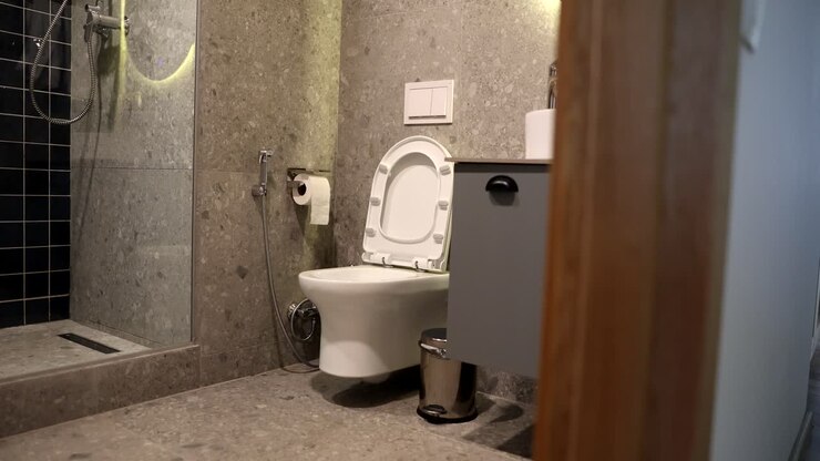 modern banyo iç mekanı