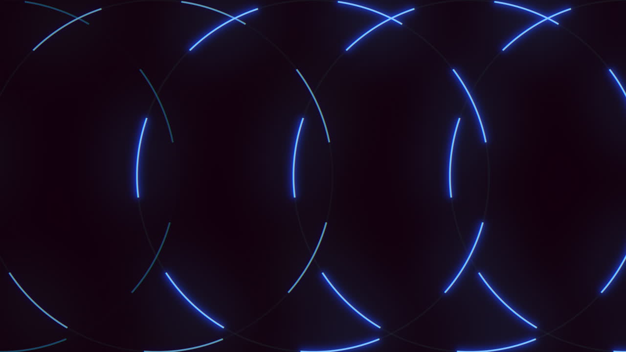 patrón de círculo azul brillante sobre un fondo oscuro