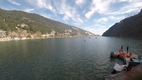 a timelapse of nainital lake