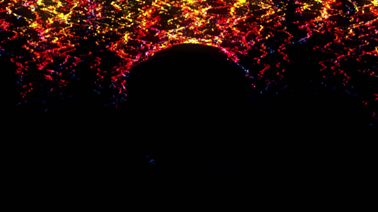 추상적인 반이는 원 배경