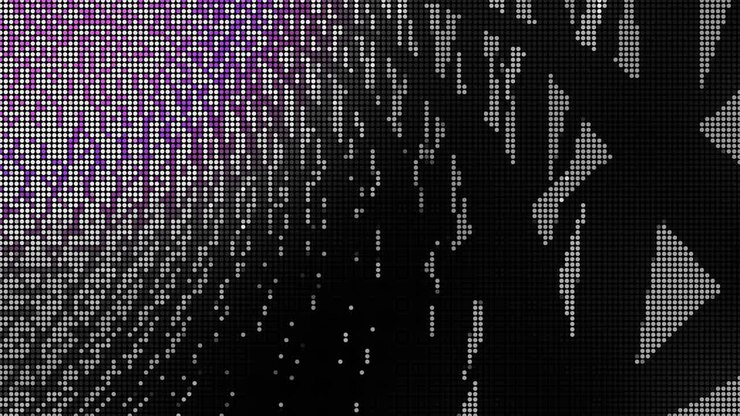 Abstract background of rhombuses. 4K motion graphics