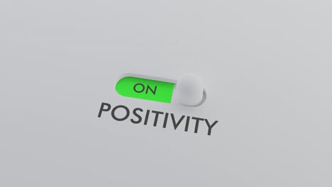 attivazione dell'interruttore di positività