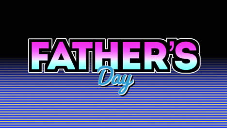 Fathers-Day-with-retro-gradient-lines-pattern