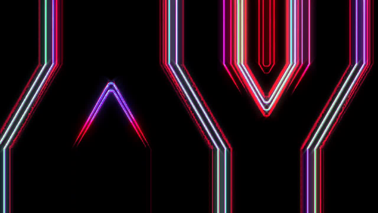 fondo abstracto líneas líquidas 3d en un multicolor