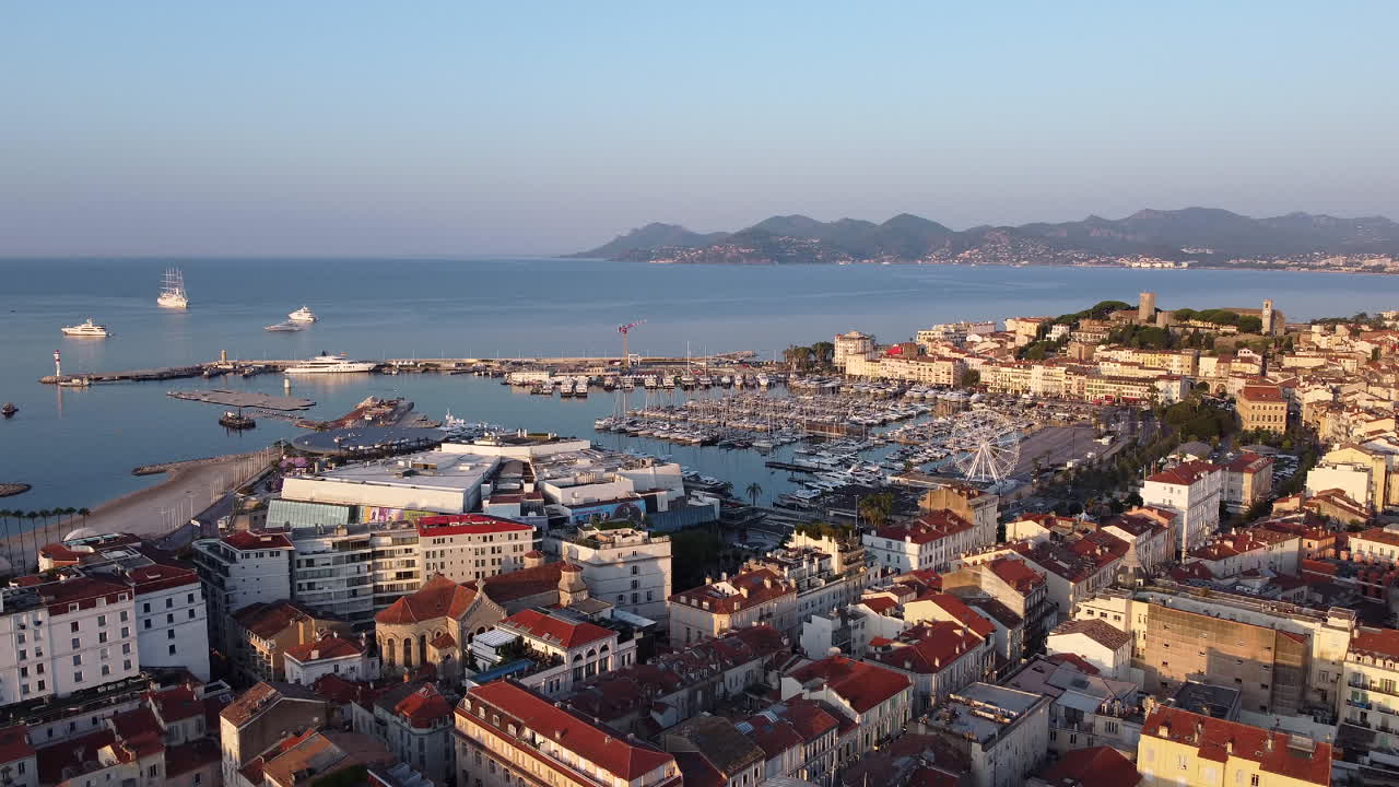 Aerial View of Cannes, France