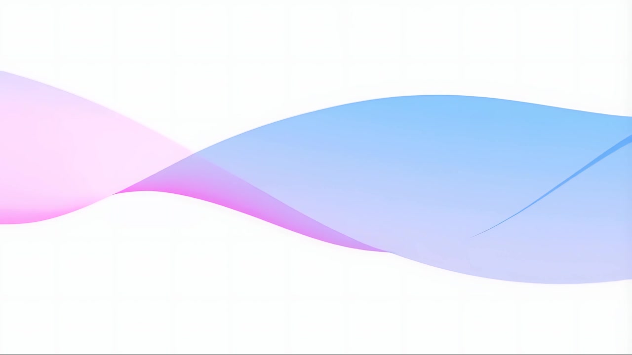 Sfondo Minimalista Astratto con Onde in Movimento 4K
