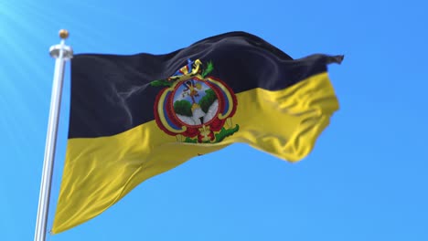 bandera de tegucigalpa, ciudad capital de honduras, bucle