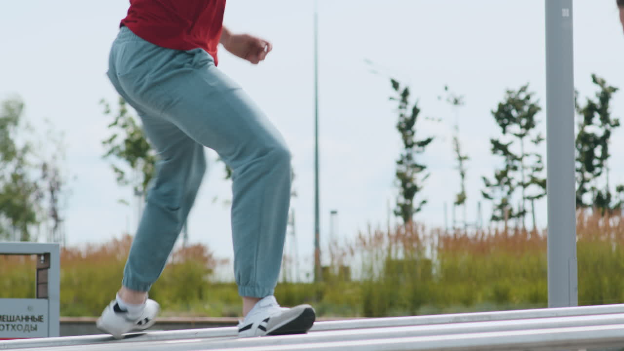 친구들 훈련 파쿠르