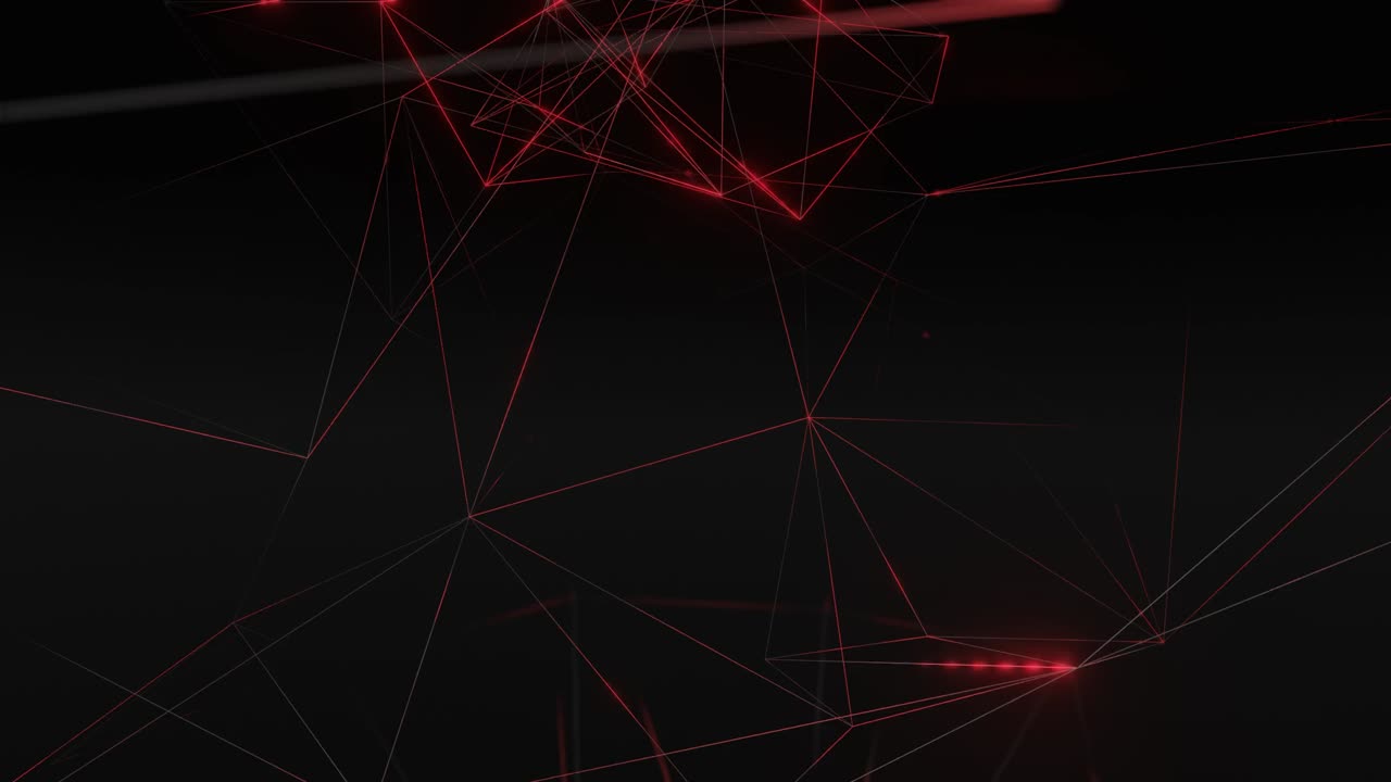 Plexus abstract network science. Motion background. Loop animation