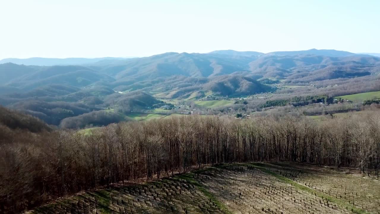 노스캐롤라이나주 와타우가 카운티 노스캐롤라이나의 실버스톤 커뮤니티에 대한 공중 푸시