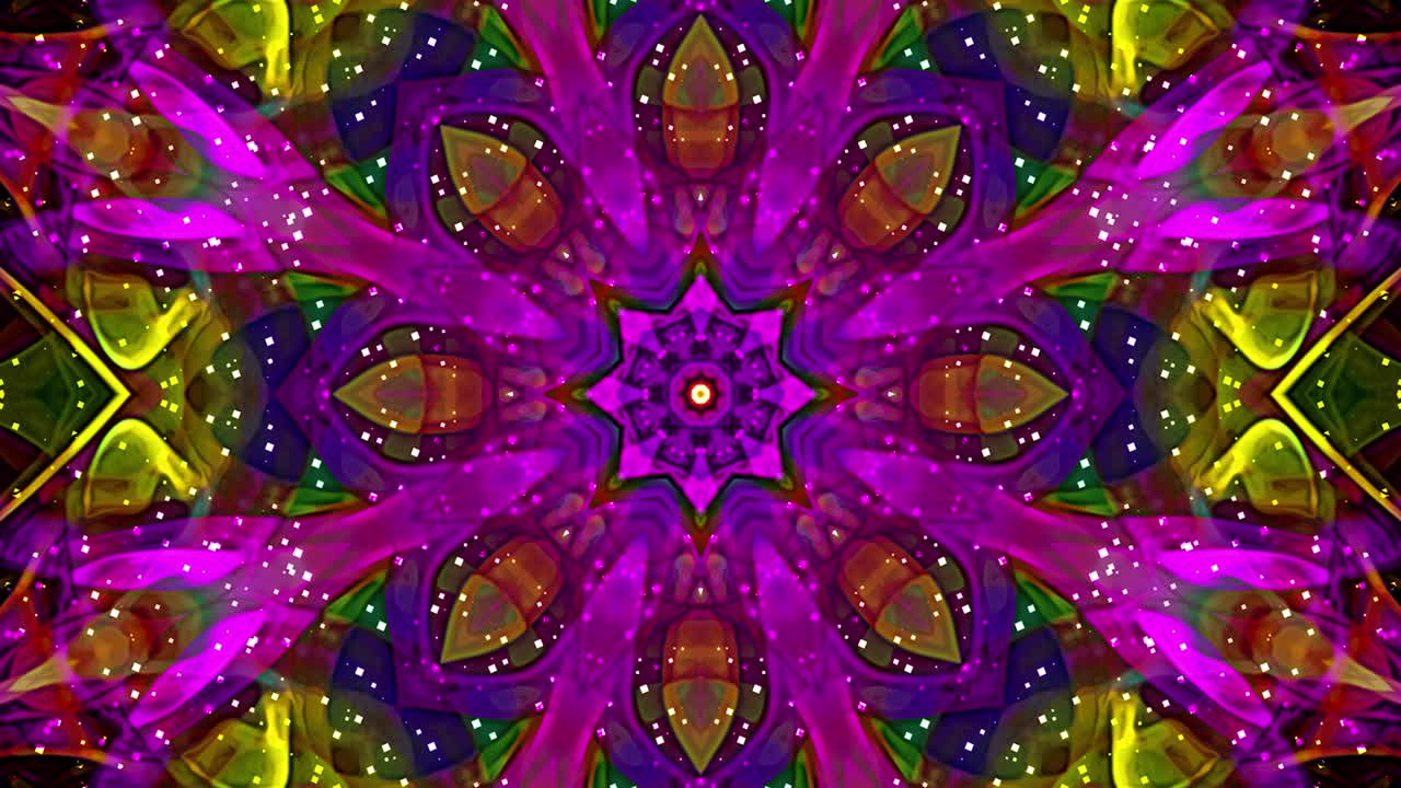Animazione astratta, Sfondo liquido, Bellissimo filmato di pittura digitale, Filmato di sfondo astratto, Video stock di animazione caleidoscopica.