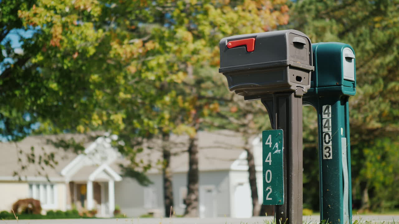 Typical Suburban USA Mailboxes