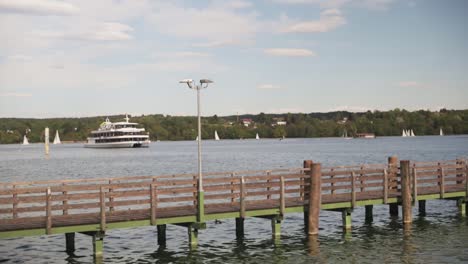 medium wide shot of a boat