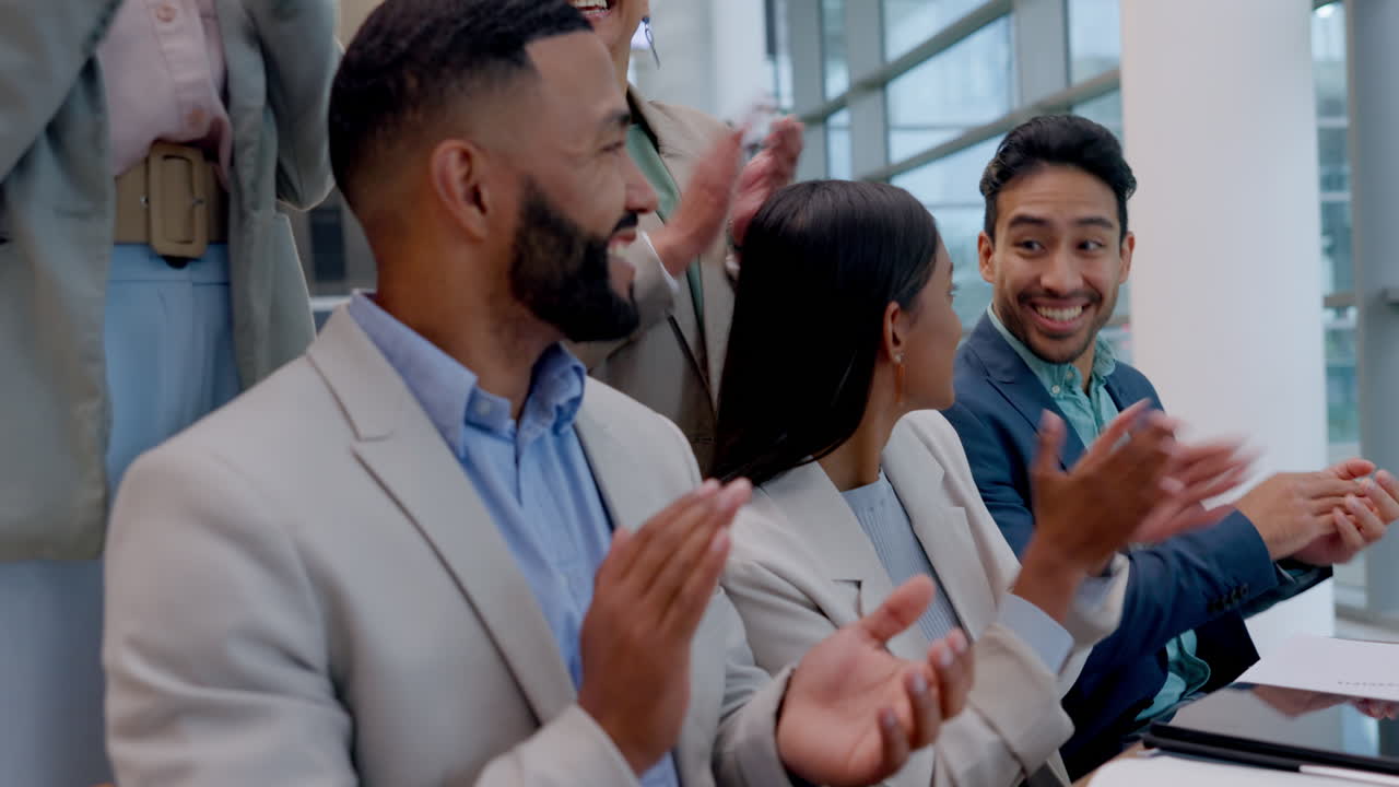 Business people, celebration