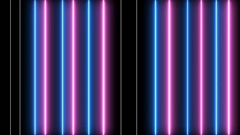 abstract creative neon lines, bars loop animation.