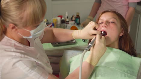 dental procedure on a child