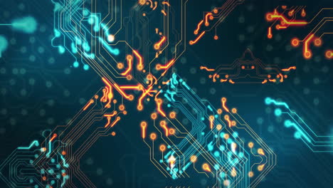 animation of network of connections on black background