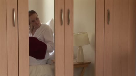 Woman-Drying-Hair