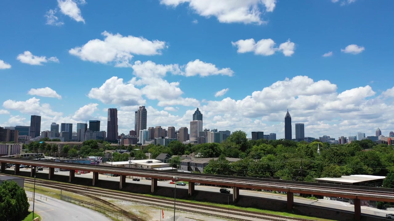 Ripresa aerea di Atlanta, Georgia