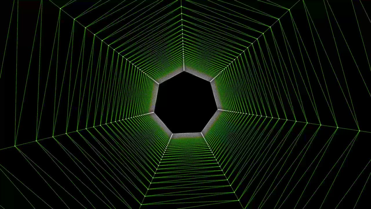 Abstract seamless tunnel motion background 4k