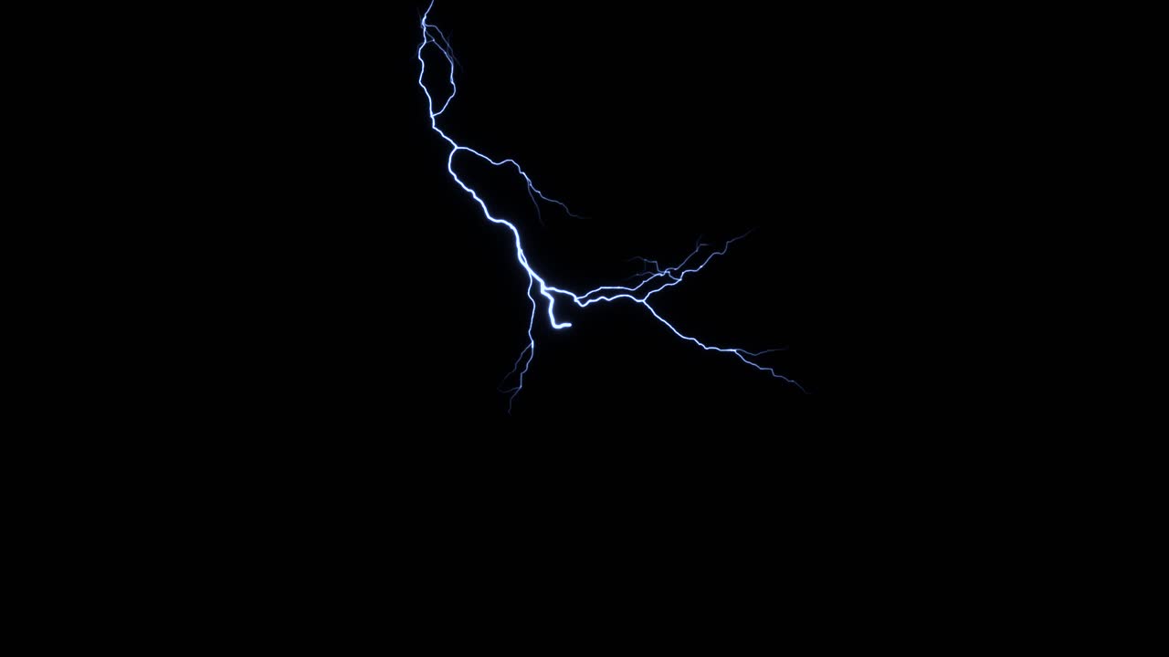 Realistic energy of thunderstorm lightning rainy clouds strikes flashing nature dark evening day