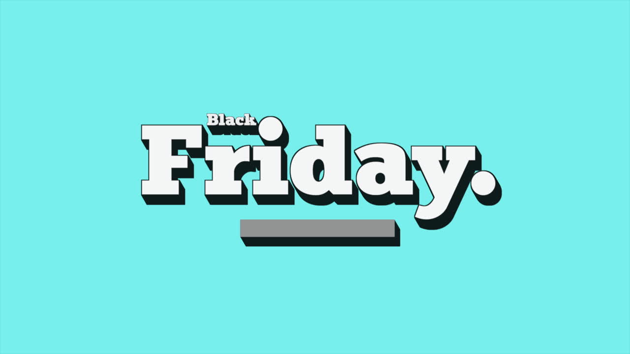 texto moderno de viernes negro en degradado azul