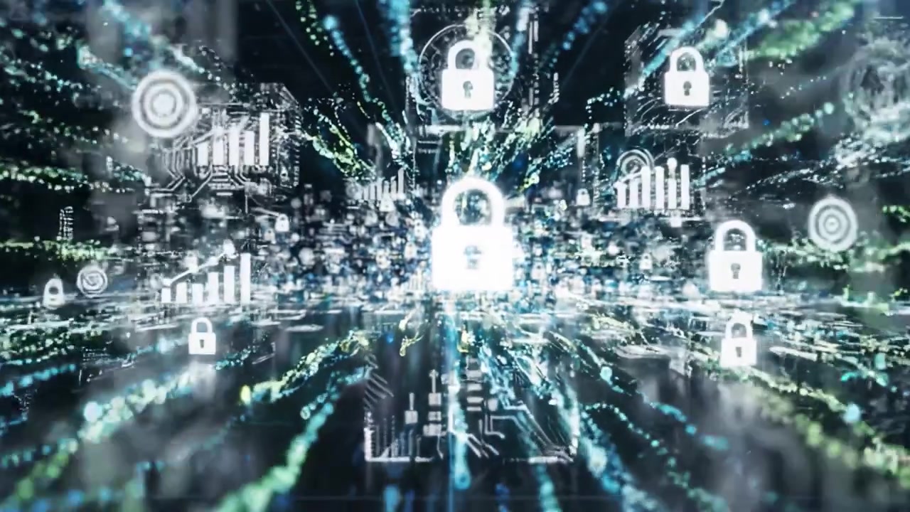 A Futuristic Digital Transformation Journey: From Dynamic Data Flow to Secured Information Visualization with Abstract Graphs and Lock Icons