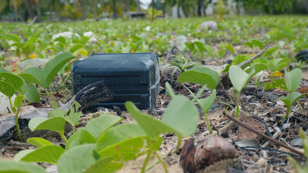 먼 북부 오스트레일리아의 외 해변에 쓰레기가 아져 나왔습니다.