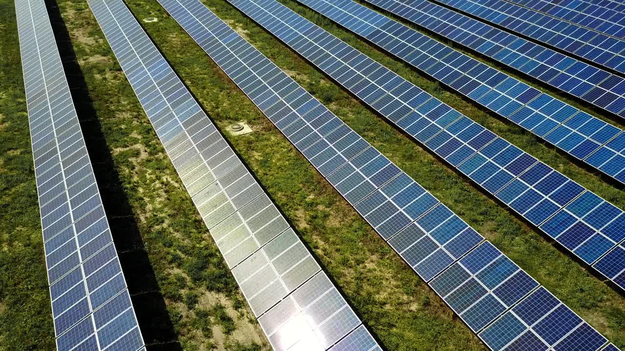 Alternative energy creation in a solar park