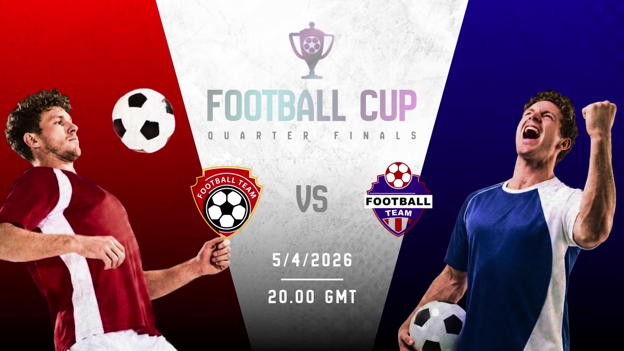Football Cup Broadcast Graphic After Effect