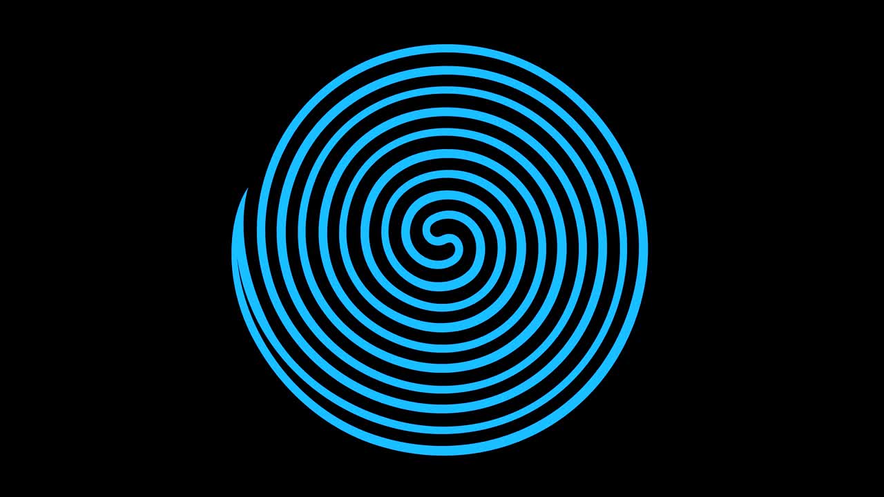 modelo de video 4k con efecto estroboscópico e hipnótico, en formato de video 16: 9.