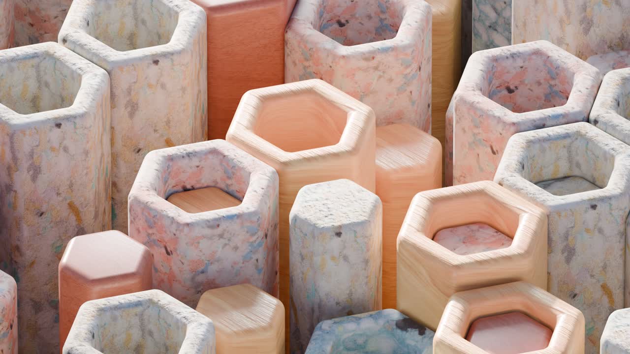 fondo de patrón hexagonal abstracto