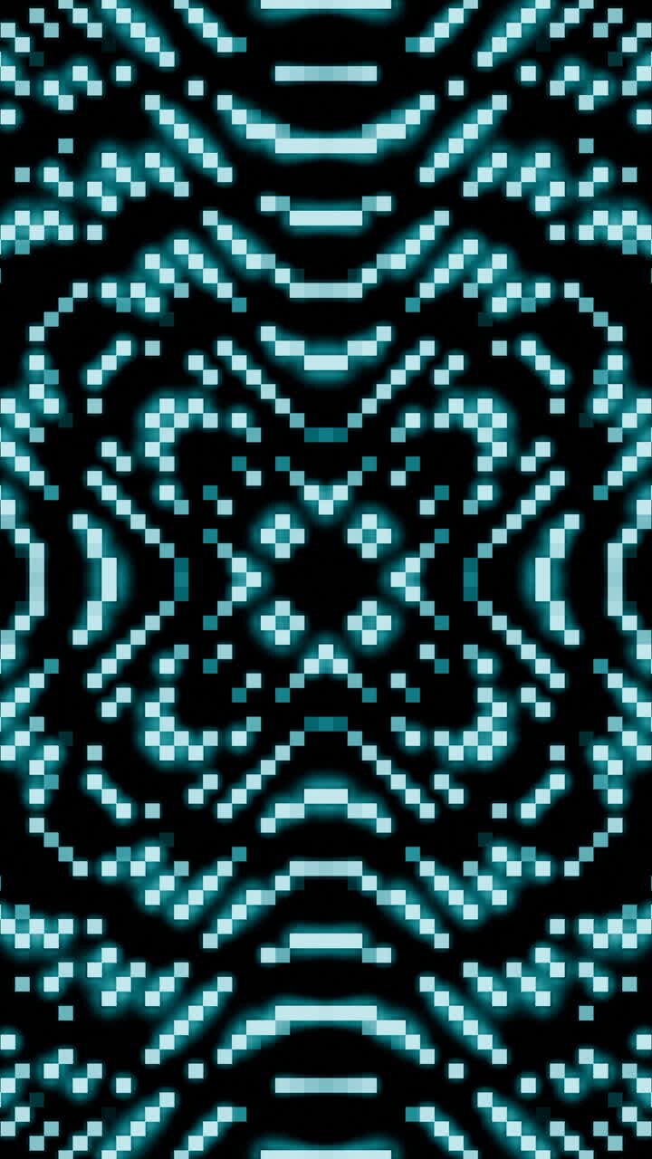 Pattern geometrico astratto pixel art