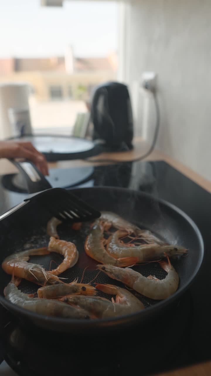 cocinar los camarones