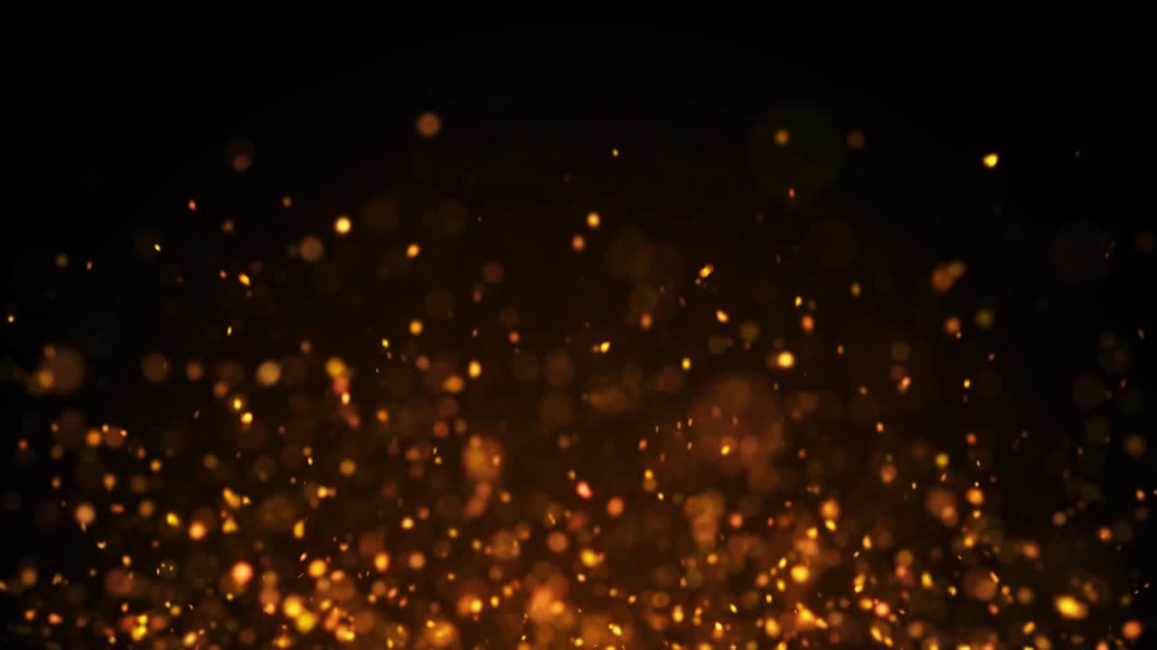 Gold particles, glitter background
