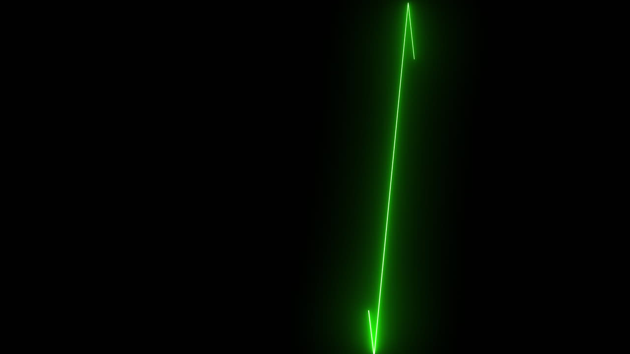 Яркие светящиеся зеленые неоновые линии, извивающиеся по черному фону. Идеально подходит для высокотехнологичных переходов, музыкальных визуализаторов, игровых фонов и проектов на тему кибербезопасности. Завораживающий.