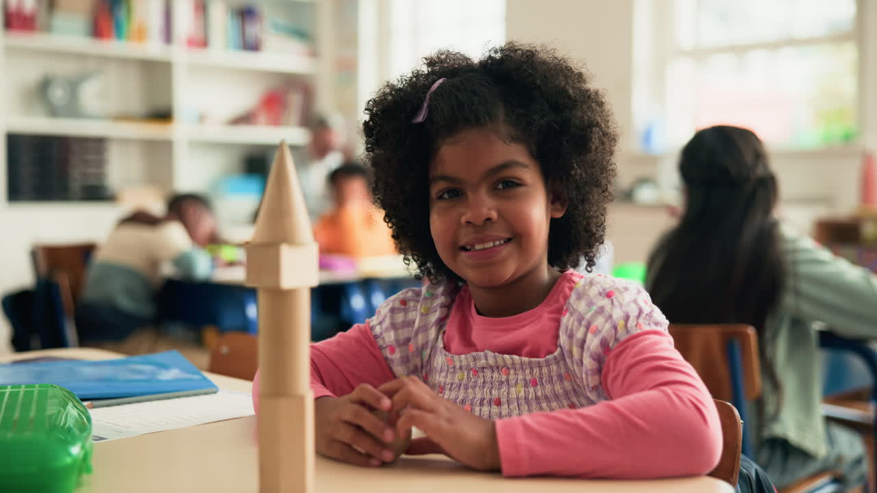 Girl in classroom