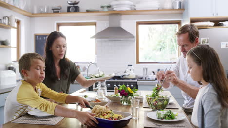 family meals are very important to us