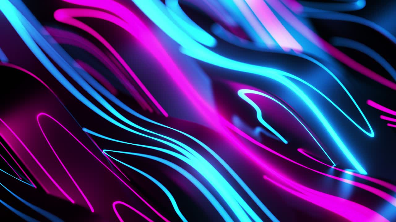 Abstraktní vlnění s texturovanými vlnitými pruhy v minimalistickém stylu.