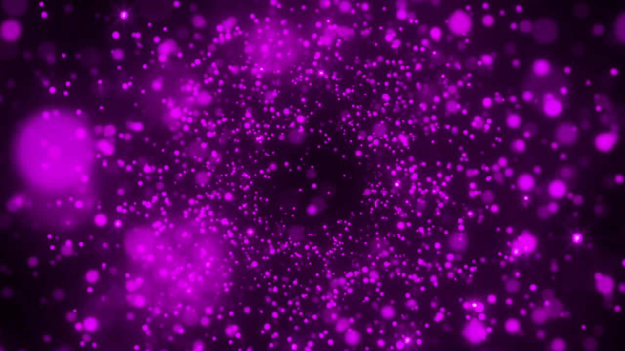 partículas de luz que brillan radialmente