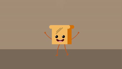 kawaii food cartoon
