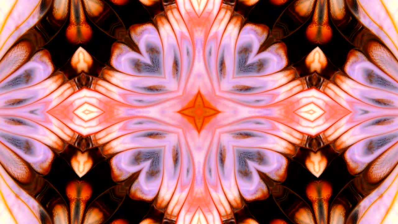 movimiento de fondo de kaleidoscopio abstractamente colorido