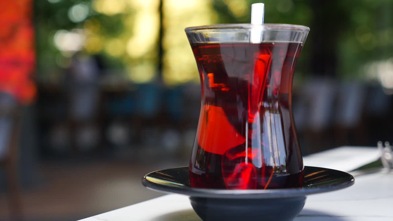 Close-up of a glass of tea