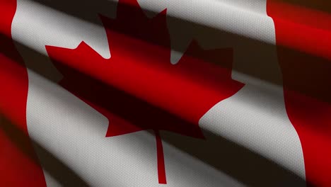 canada flag - loop animation